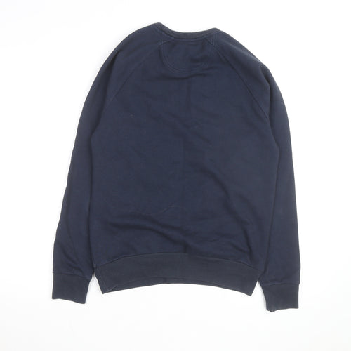 Henri Lloyd Men's Blue Regular Fit Cotton Crew Neck Sweatshirt Size S