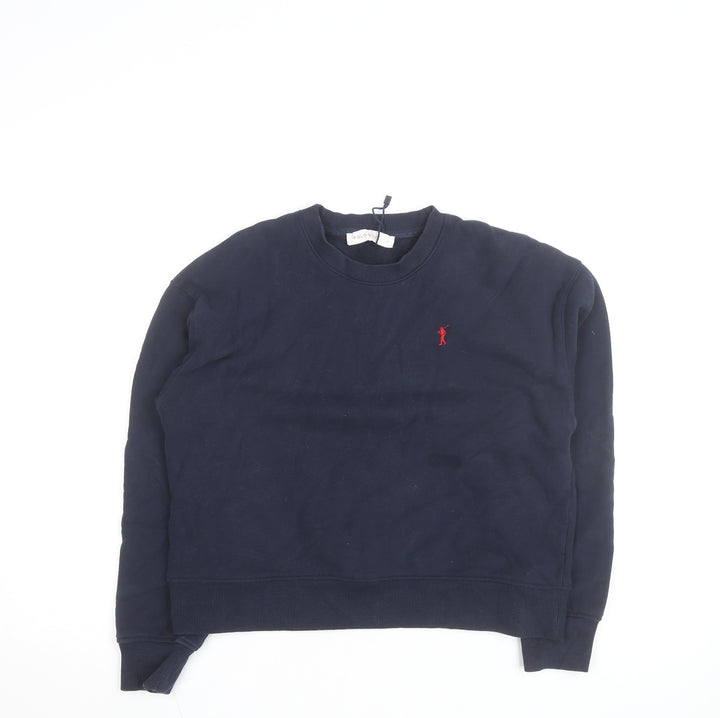 Polo Club Men's Blue Crew Neck Pullover Sweatshirt M