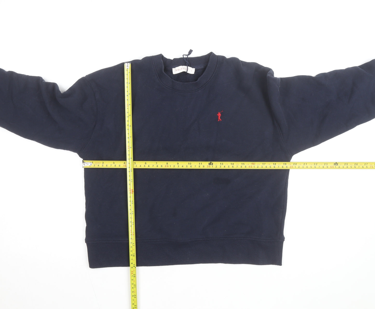Polo Club Men's Blue Crew Neck Pullover Sweatshirt M