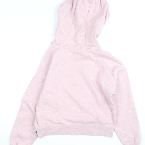 Bench Womens Pink Hoodie Size 10 Pullover Cotton Blend Casual