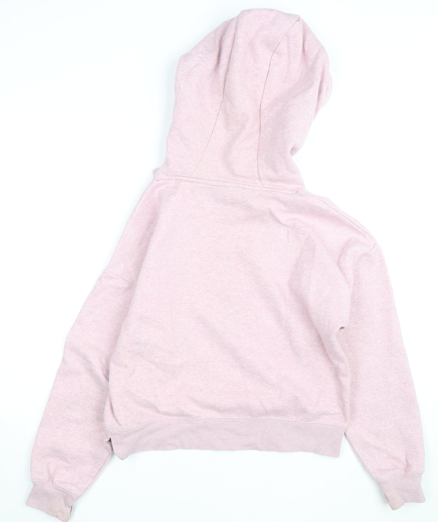 Bench Womens Pink Hoodie Size 10 Pullover Cotton Blend Casual