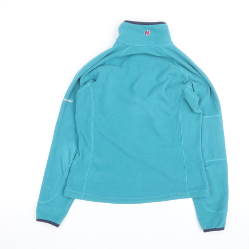Berghaus Women's Blue Fleece Half Zip Activewear Jacket Size 8
