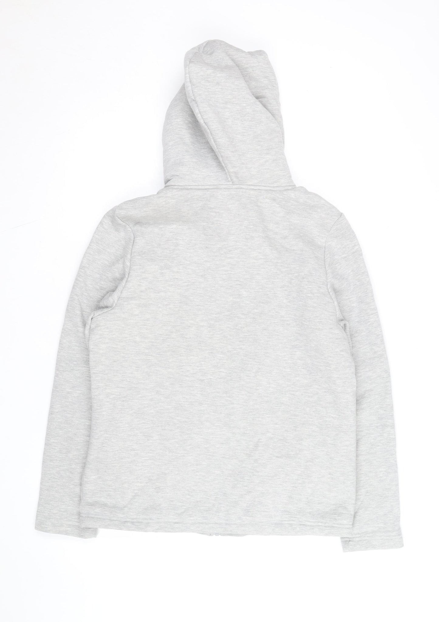Peter Storm Womens Grey Full Zip Hoodie Size 14 Fleece Lined
