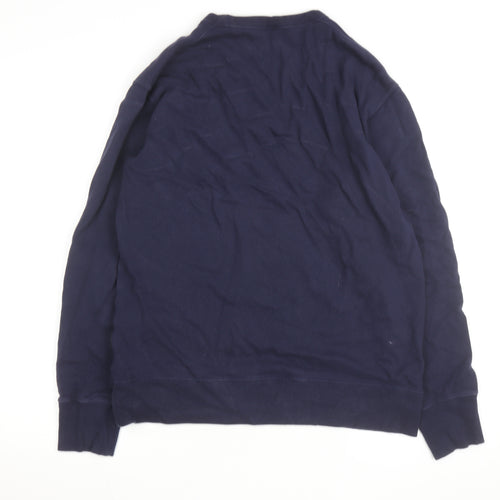 Uniqlo Keith Haring Men Blue Medium Pullover Sweatshirt