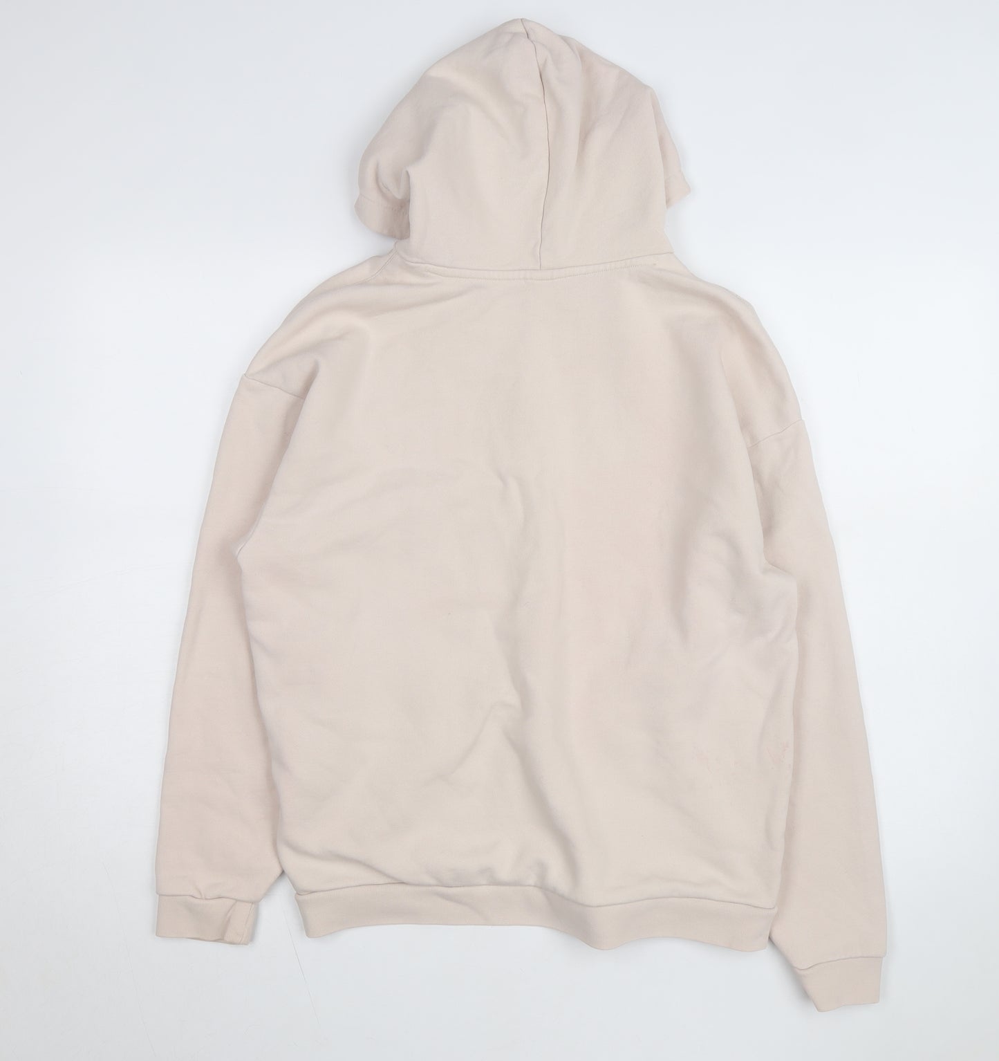 Slazenger Womens Beige Full Zip Hoodie Size 8 Cotton Blend