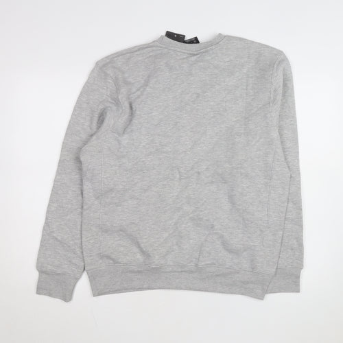 Nike Men's Grey Regular Fit Crew Neck Sweatshirt M