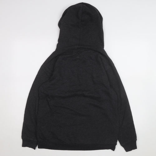Victoria's Secret PINK Womens Charcoal Pullover Hoodie XS Fleece Lined