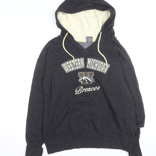 Stadium Athletics Men's Grey Pullover Hoodie M Western Michigan Broncos