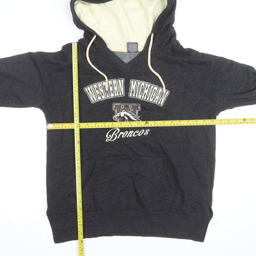 Stadium Athletics Men's Grey Pullover Hoodie M Western Michigan Broncos