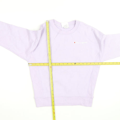 Champion Unisex Adults Purple XS Pullover Crew Neck Sweatshirt