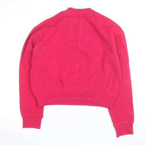 Calvin Klein Performance Women's Pink Crew Neck Pullover Sweatshirt L