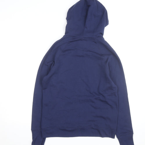 Champion Men's Blue Pullover Hoodie Small Logo Sportswear