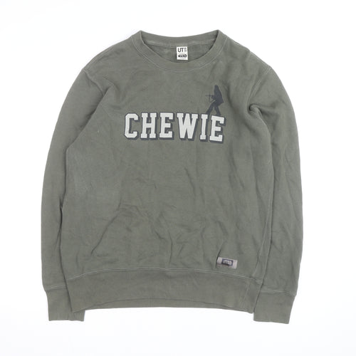 Uniqlo Men’s Green Chewie Star Wars Graphic Pullover Sweatshirt L