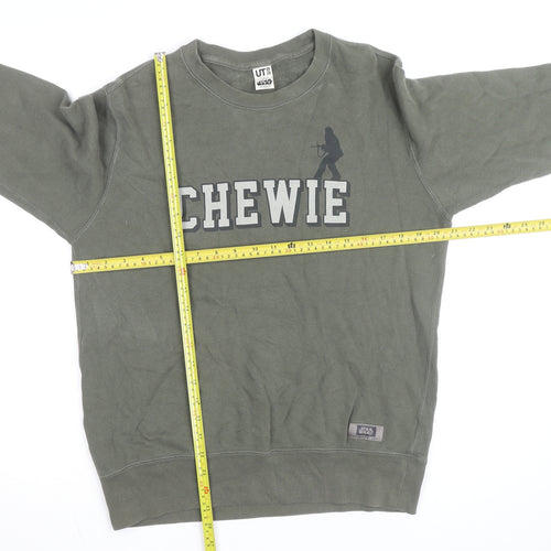 Uniqlo Men’s Green Chewie Star Wars Graphic Pullover Sweatshirt L