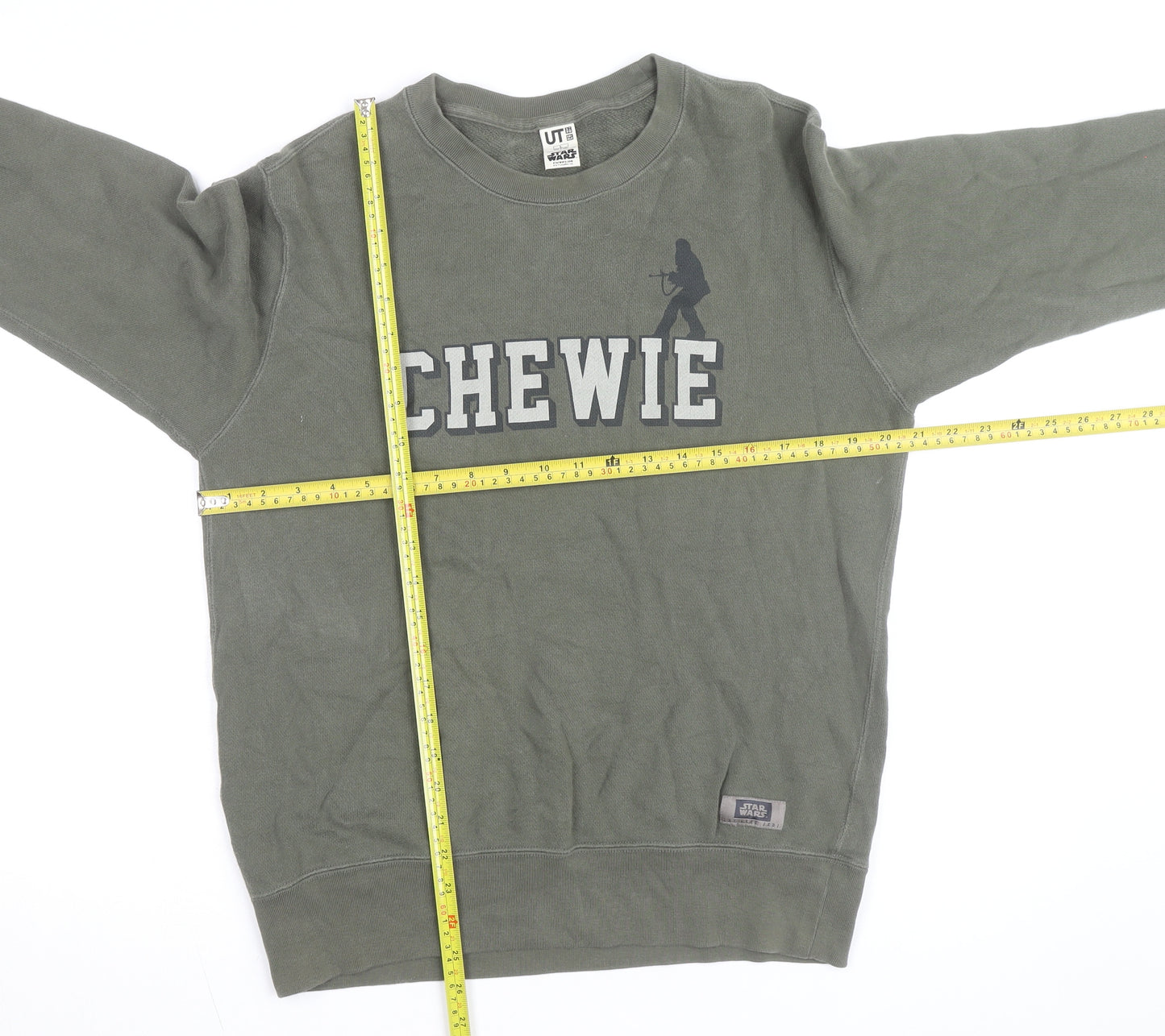 Uniqlo Men’s Green Chewie Star Wars Graphic Pullover Sweatshirt L