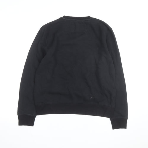 Calvin Klein Jeans Men's Black M Logo Pullover Sweatshirt