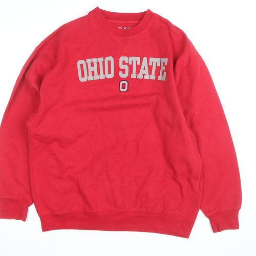Old Varsity Brand Men’s Red XL Pullover Sweatshirt Ohio State