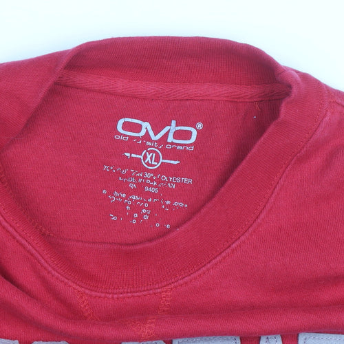 Old Varsity Brand Men’s Red XL Pullover Sweatshirt Ohio State