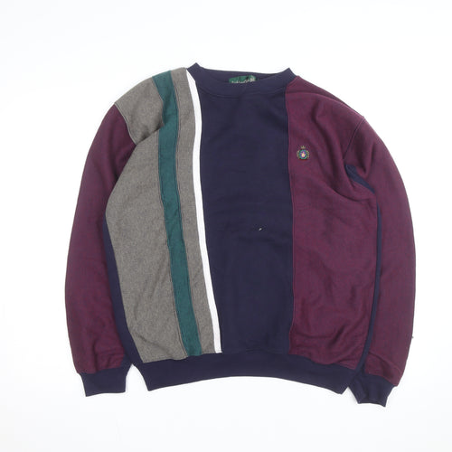 Knights of Round Table Men's Multicoloured Crew Neck Sweatshirt M Retro Style