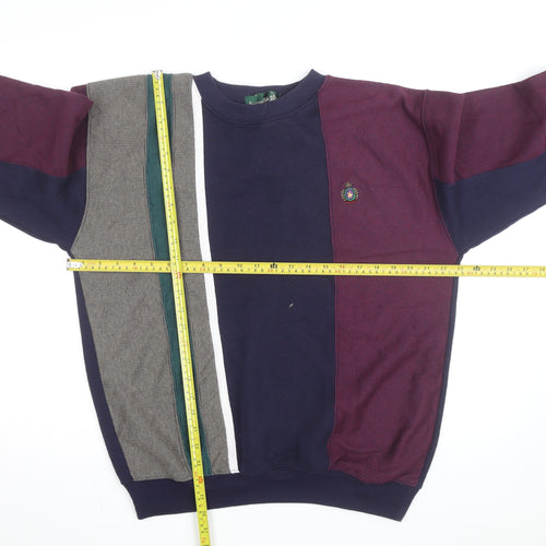 Knights of Round Table Men's Multicoloured Crew Neck Sweatshirt M Retro Style