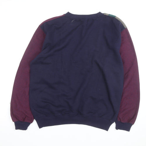 Knights of Round Table Men's Multicoloured Crew Neck Sweatshirt M Retro Style