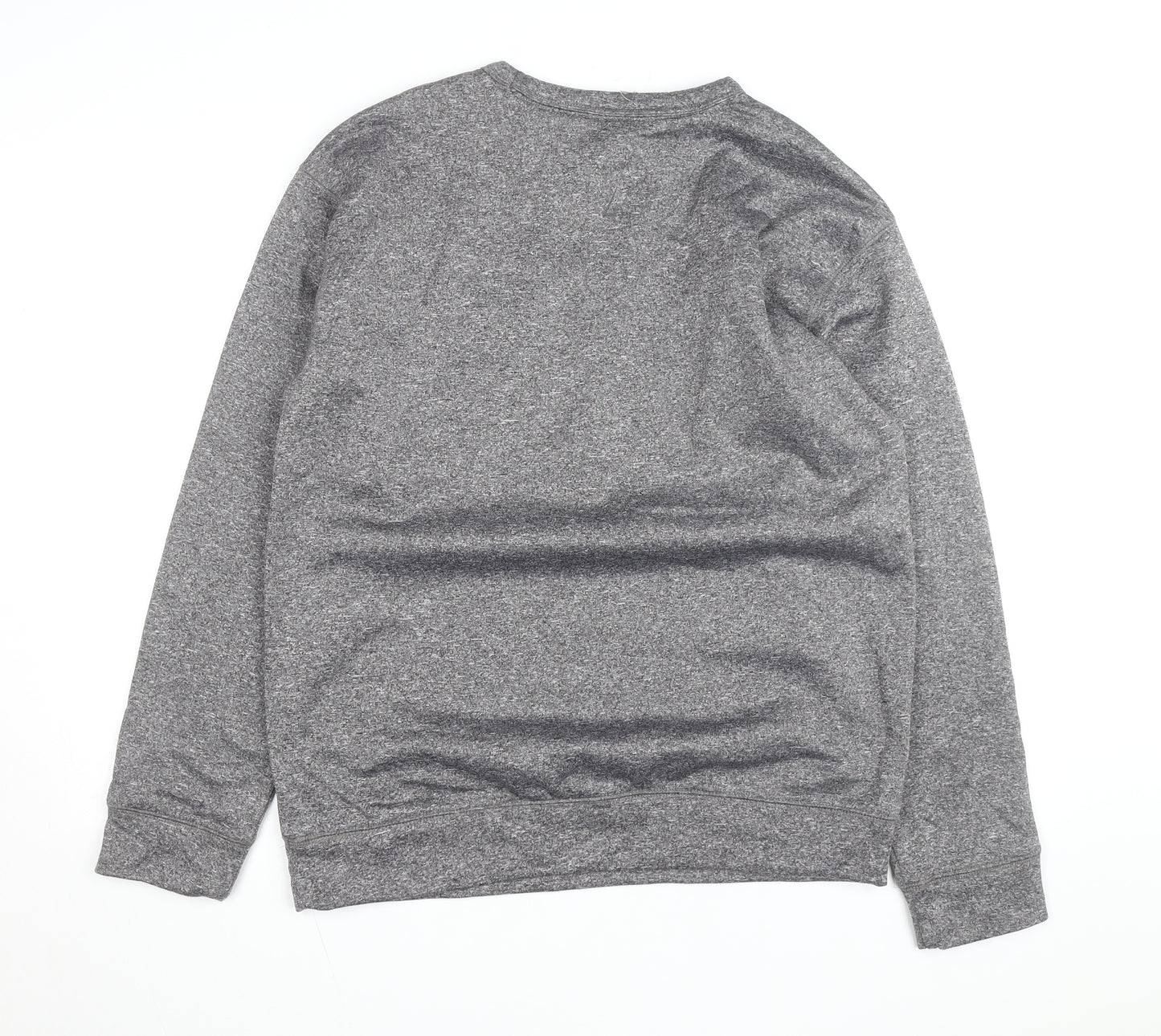Majestic Section 101 Mens Grey Crew Neck Pullover Sweatshirt M