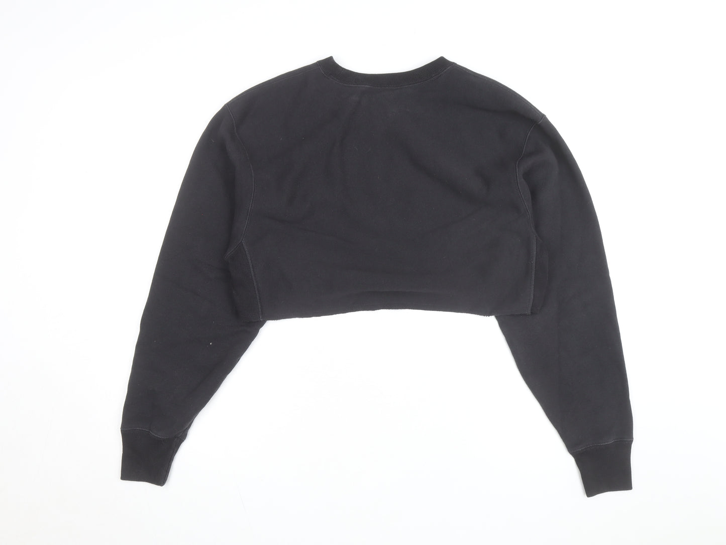 Champion Unisex Black Small Pullover Fleece Sweatshirt