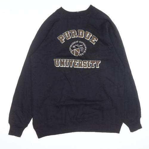 Champion Men's Black XL Pullover Purdue University Sweatshirt