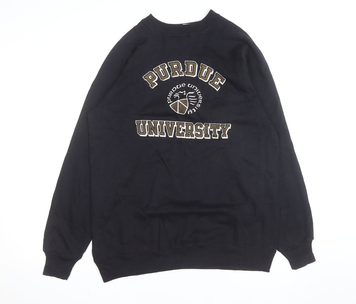 Champion Men's Black XL Pullover Purdue University Sweatshirt