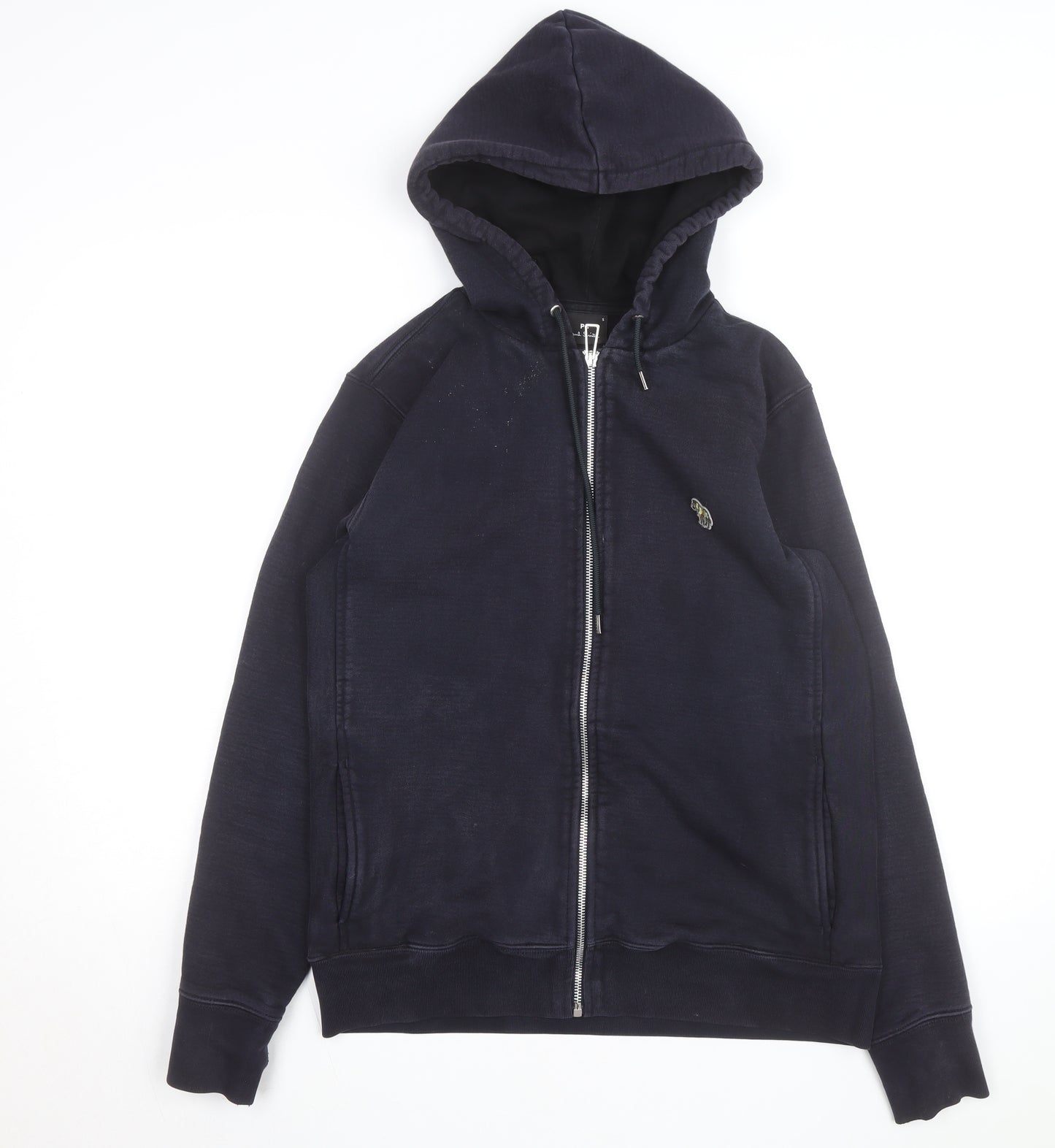 Paul Smith Men’s Blue Full Zip Hoodie Small Cotton Sweatshirt