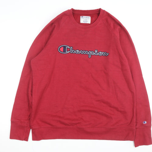 Champion Men's Red XL Crew Neck Pullover Sweatshirt