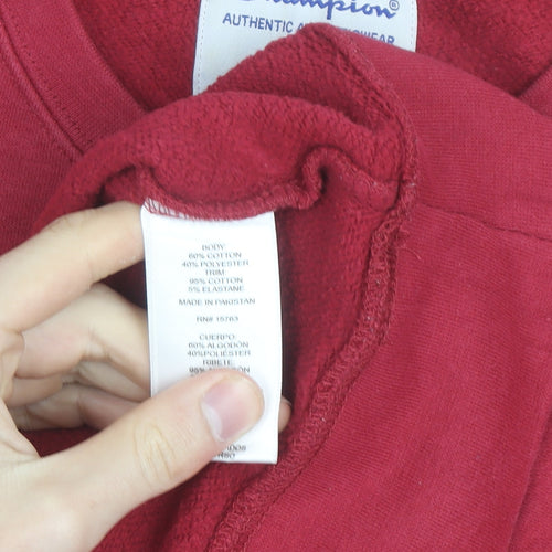 Champion Men's Red XL Crew Neck Pullover Sweatshirt