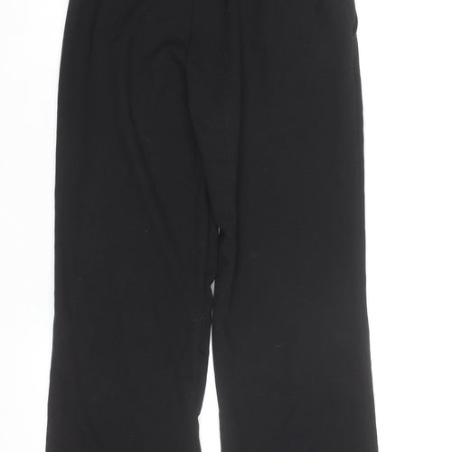 Saint and Sofia Women's Black Size 10 Straight Leg Stretch Trousers