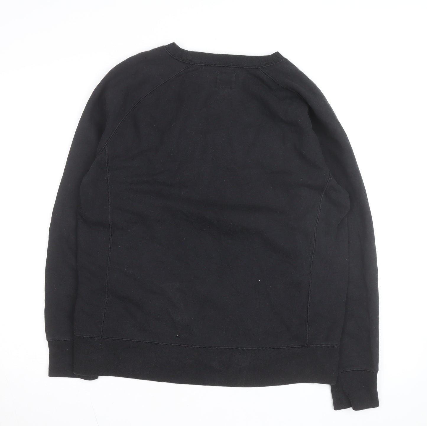 Champion Men's Black Pullover Sweatshirt Medium Embroidered Logo