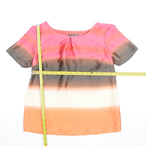 Marks and Spencer Women’s Multicoloured Short Sleeve Blouse Size 10