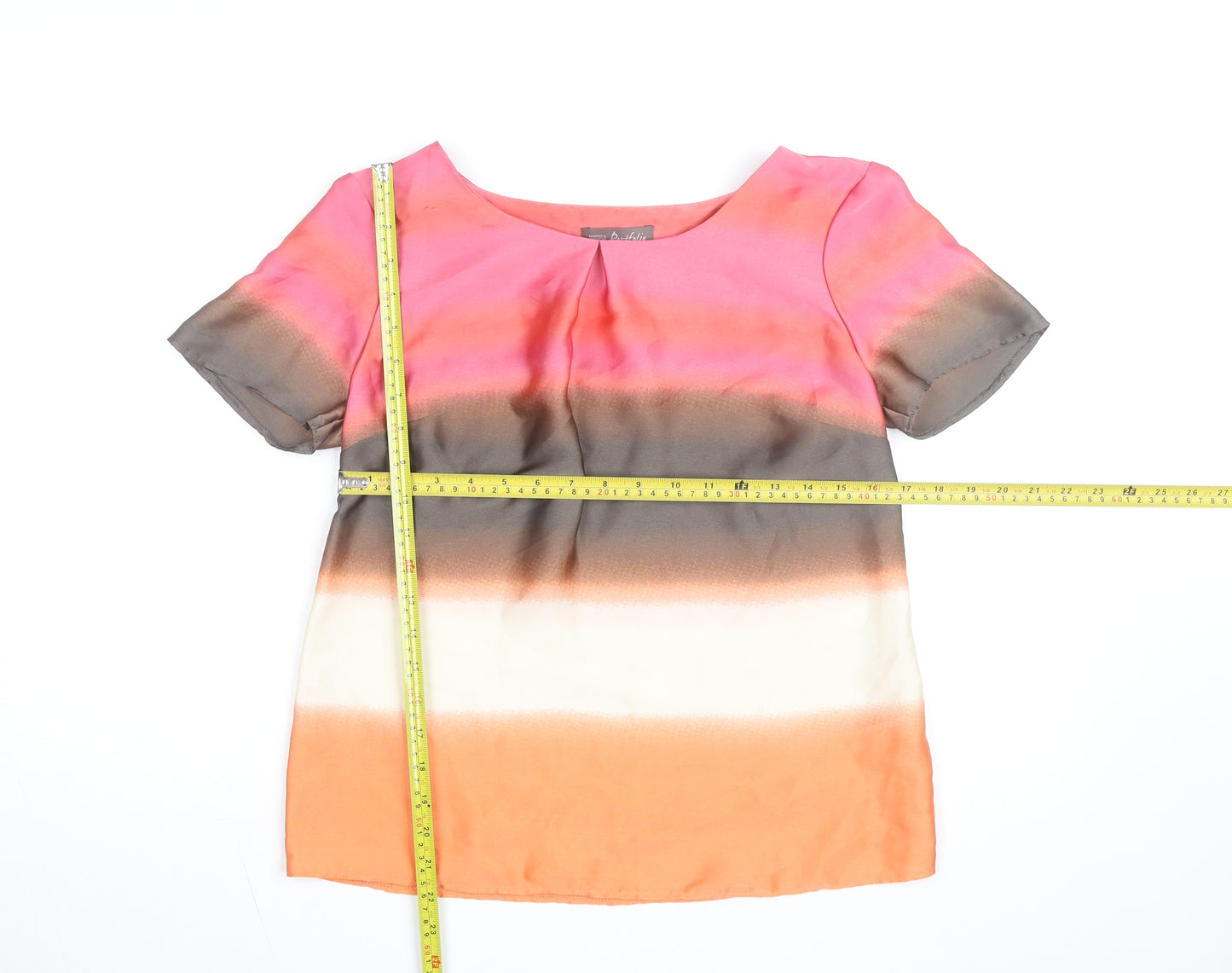 Marks and Spencer Women’s Multicoloured Short Sleeve Blouse Size 10