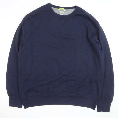 MTA Sport Men's Navy Blue XL Crew Neck Pullover Sweatshirt