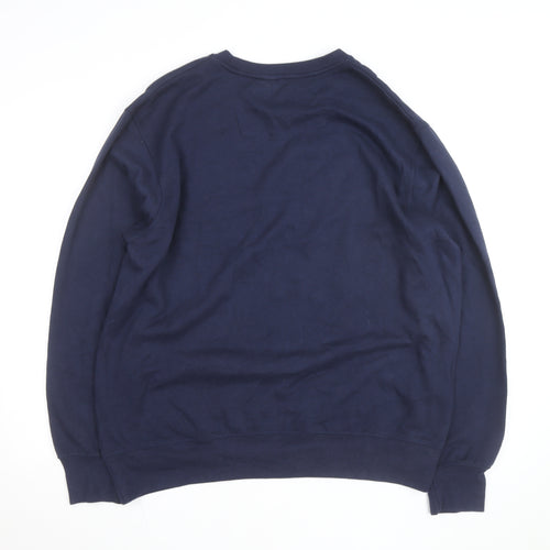 MTA Sport Men's Navy Blue XL Crew Neck Pullover Sweatshirt