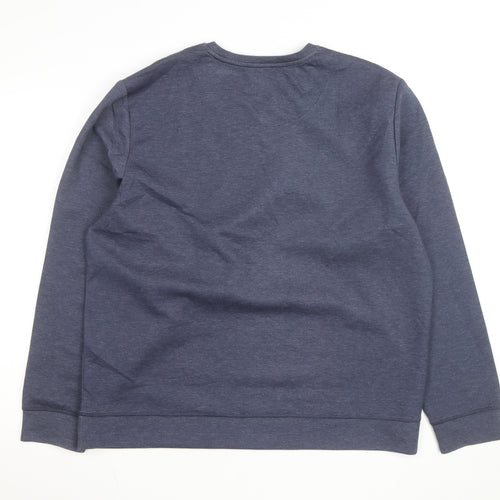 32 Degrees Heat Men's Blue XL Crew Neck Pullover Sweatshirt