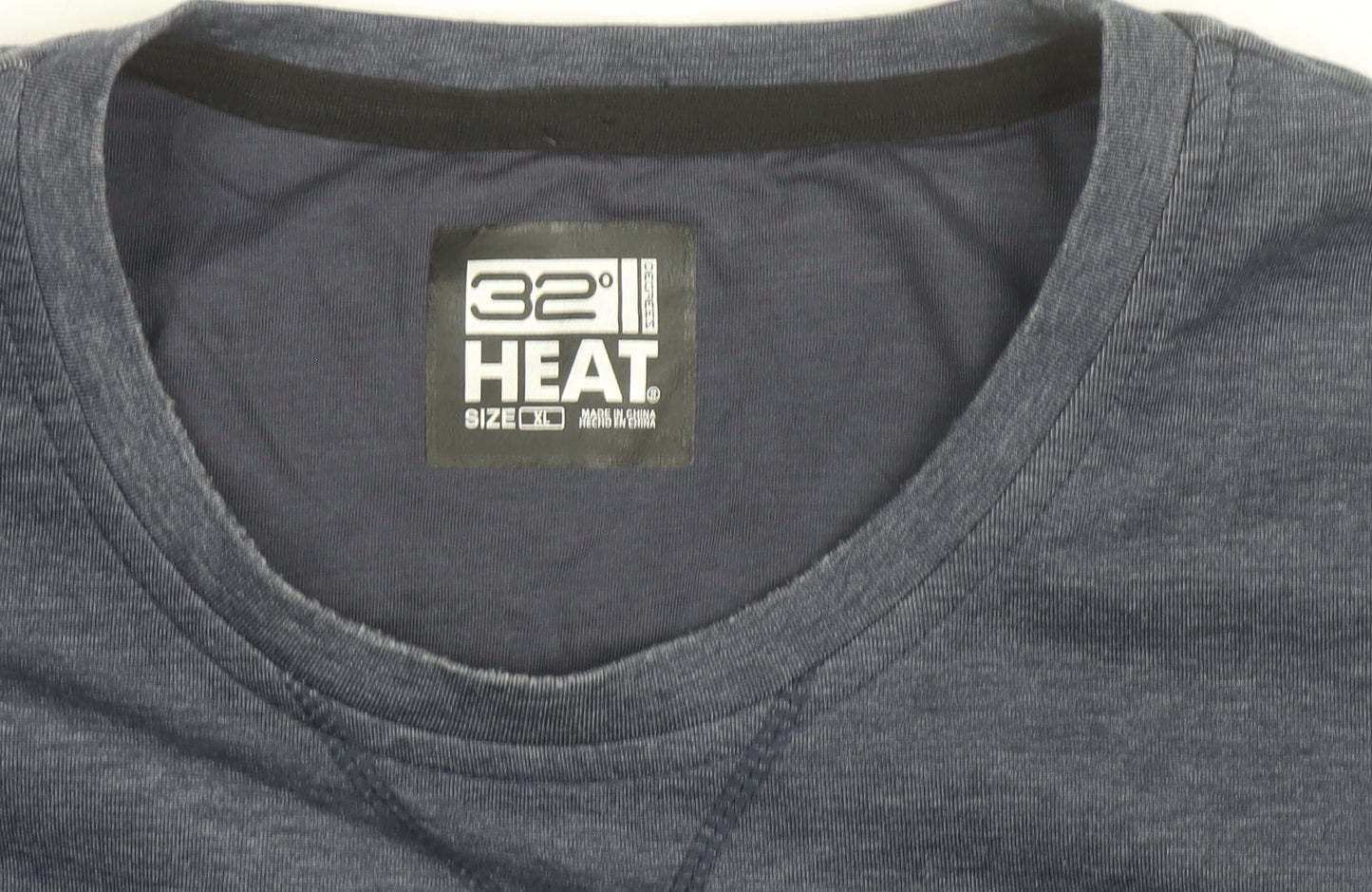 32 Degrees Heat Men's Blue XL Crew Neck Pullover Sweatshirt