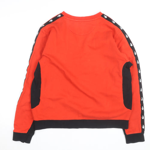 Lacoste Sport Men's Red Regular Fit Crew Neck Sweatshirt Size L