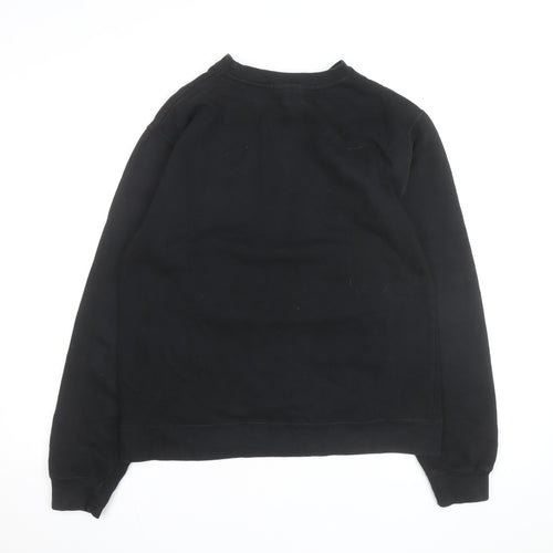 Obey Men's Black Small Pullover Graphic Sweatshirt