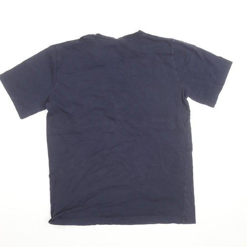 Converse Boys Blue Logo Graphic T-Shirt XL 13-15 Years Short Sleeve
