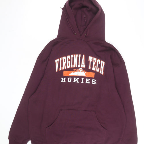 JanSport Men’s Purple Virginia Tech Pullover Hoodie XL