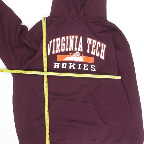 JanSport Men’s Purple Virginia Tech Pullover Hoodie XL