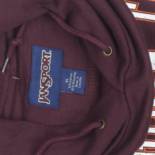 JanSport Men’s Purple Virginia Tech Pullover Hoodie XL