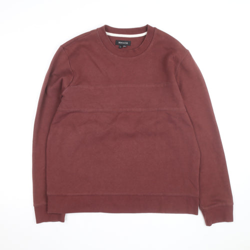 RW&CO Men’s Brown Crew Neck Pullover Sweatshirt Size L