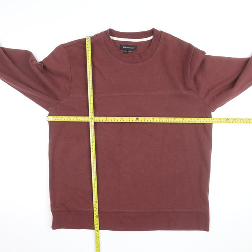RW&CO Men’s Brown Crew Neck Pullover Sweatshirt Size L