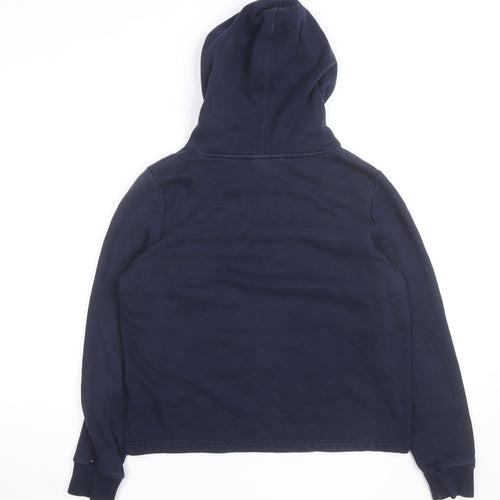 Tommy Hilfiger Boys Blue Colourblock Pullover Hoodie Size S