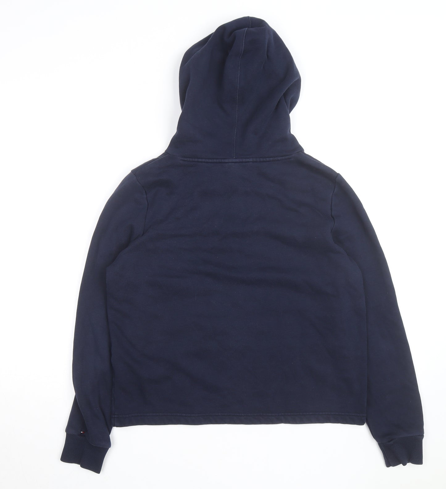 Tommy Hilfiger Boys Blue Colourblock Pullover Hoodie Size S